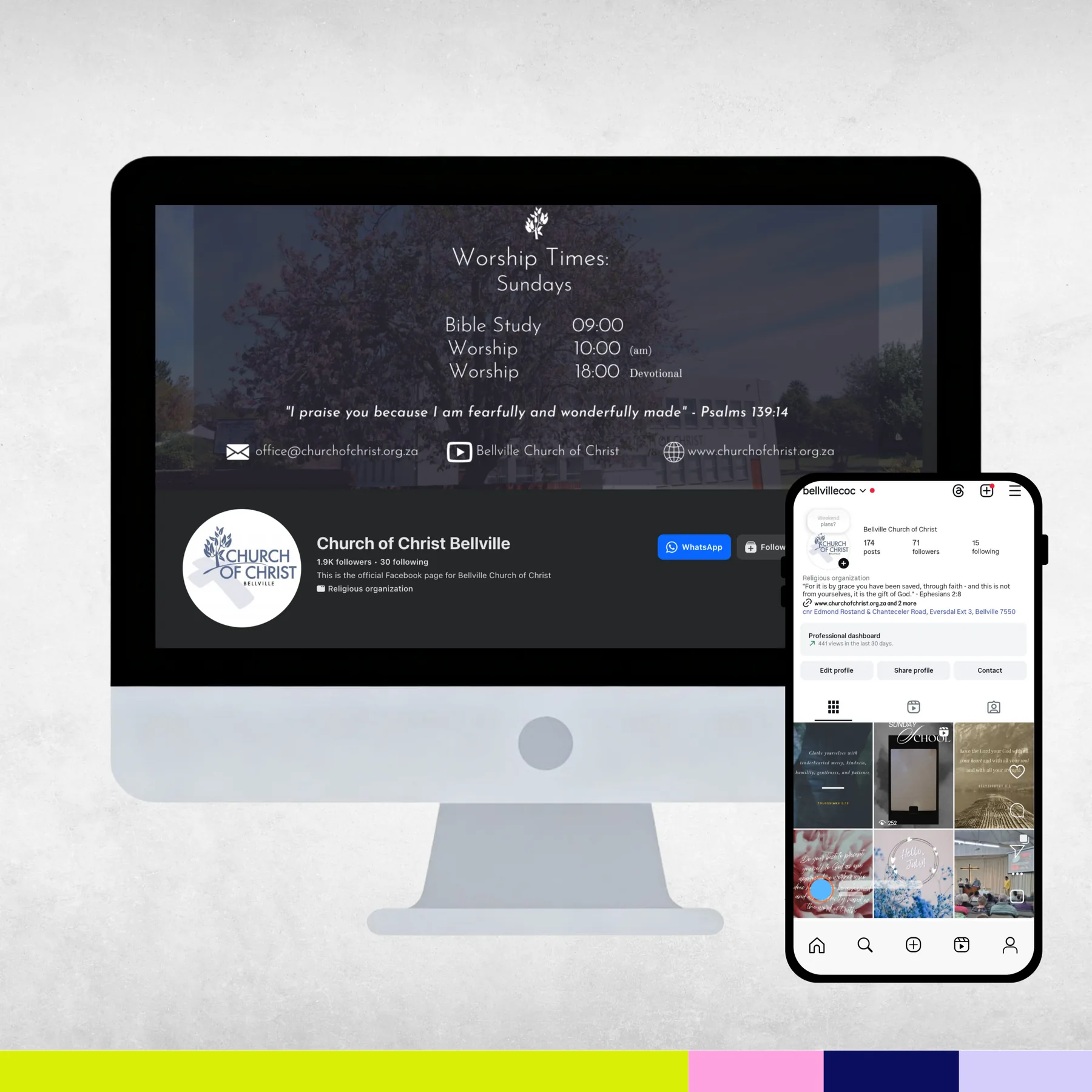 Church of Christ Bellville social media marketing